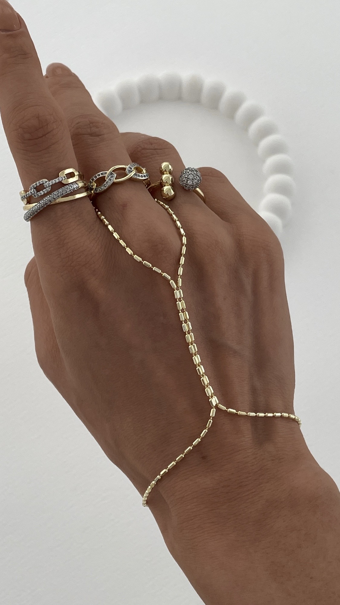 ARPA ŞAHMERAN, SU YOLU BİLEKLİK VE YÜZÜK KOMBİNİ