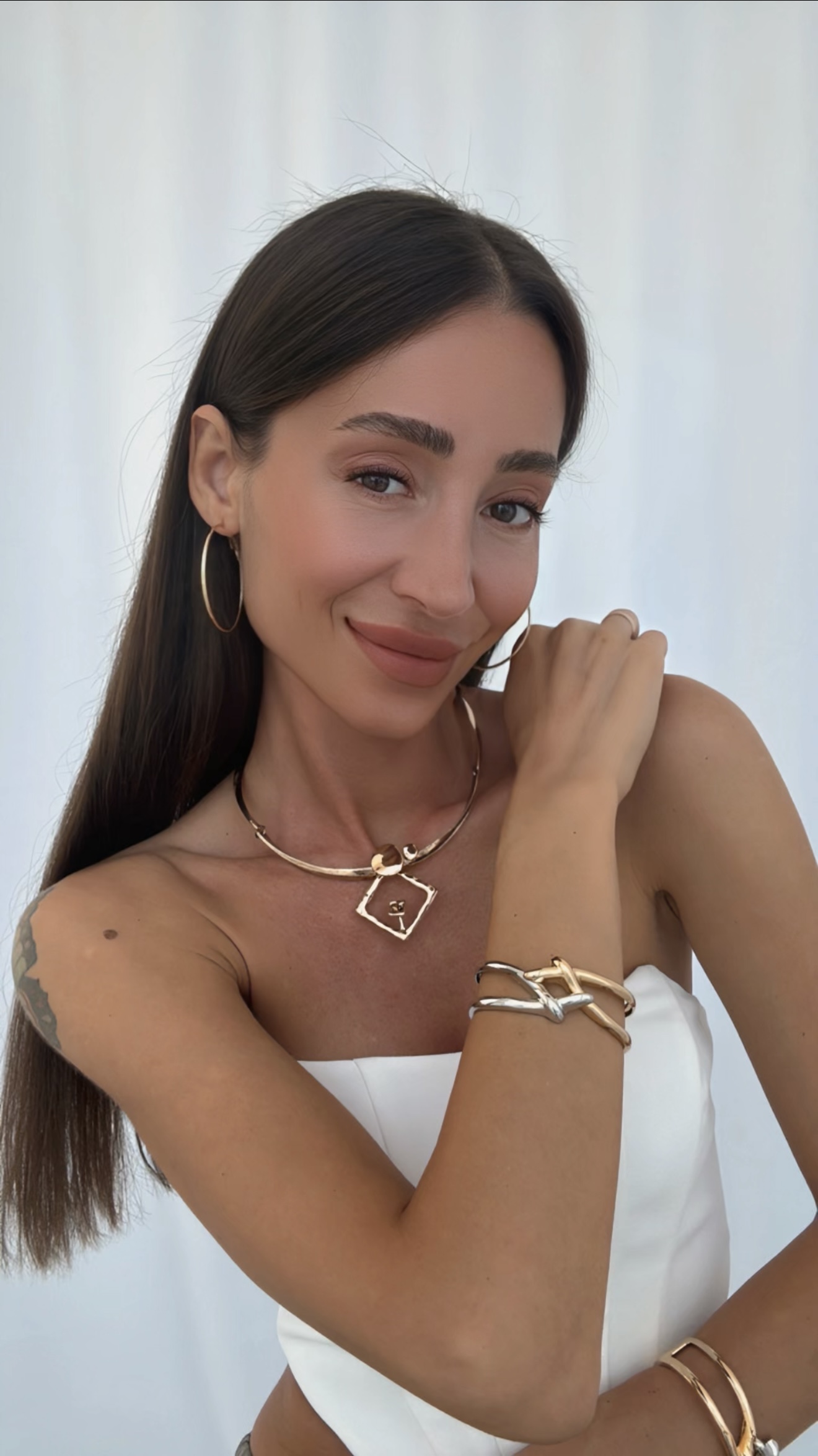 ÖZEL TASARIM ZR MODEL CHOKER KOLYE VE HALKA KÜPE KOMBİNİ