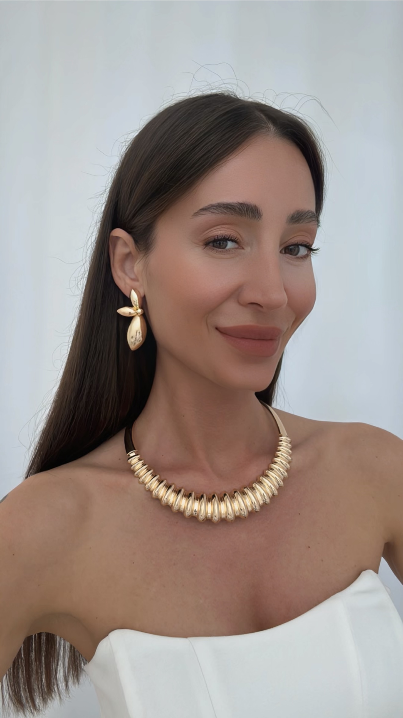 ÇİÇEK, BURGU, DENİZ KABUĞU KÜPE CHOKER KOLYE KOMBİNİ